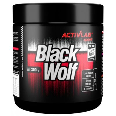 Activlab Sport Black Wolf Pre-Workout 300 gram 30 servis