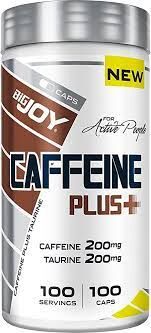 Bigjoy Caffeine Plus+ 100 Kapsül Kafein Taurine