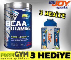 BIGJOY SPORTS - Bigjoy BCAA + Glutamine 600 gram Karpuz Big2 50 Servis