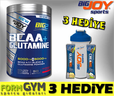 Bigjoy BCAA + Glutamine 600 gram Karpuz Big2 50 Servis