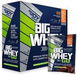 BIGJOY SPORTS - Bigjoy Bigwheygo Protein Tozu 68 Servis Çikolata Aromalı