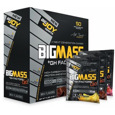 Bigjoy Sports BigMassGo GH Factors Gainer 50 Servis 5000 gr Mix Aroma