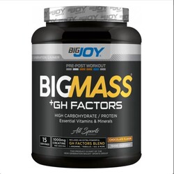 BIGJOY SPORTS - Bigjoy Sports BIGMASS Gainer + GH FACTORS Çikolata 1500 gr
