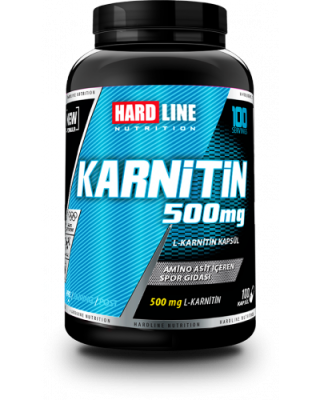 Hardline Karnitin 500 mg 100 Kapsül
