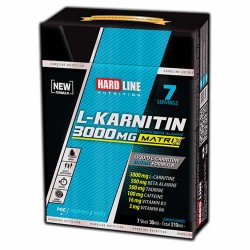 HARDLINE - Hardline L-KARNITIN MATRIX 3000 mg 30 ml X 7 adet