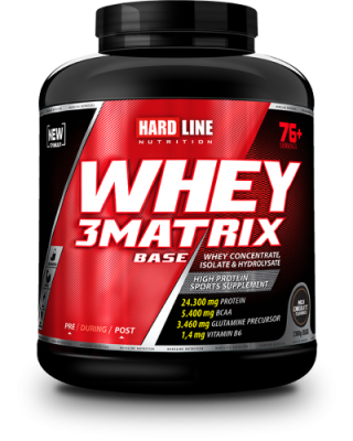 Hardline WHEY 3Matrix 2300 gr Protein Base Çikolata