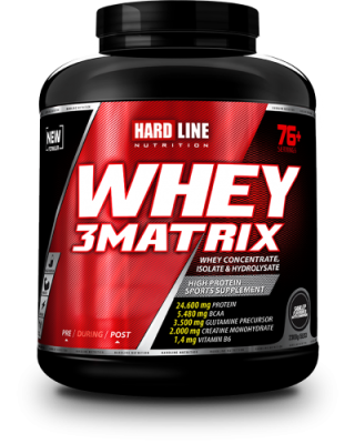 Hardline WHEY 3Matrix 2300 gr Protein Tarçınlı Sahlep