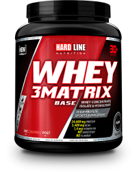 HARDLINE - Hardline WHEY 3Matrix 908 gr Protein Base Sade Aromasız