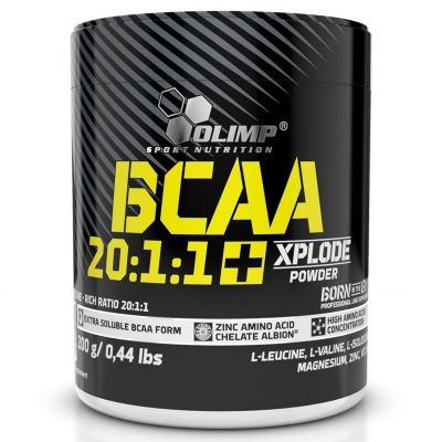 Olimp BCAA 20:1:1 + Xplode Powder 200 Gr Kola Aromalı