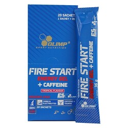 OLIMP - Olimp Fire Start Energy Gel + Caffeine 36 Gr 20 Saşe