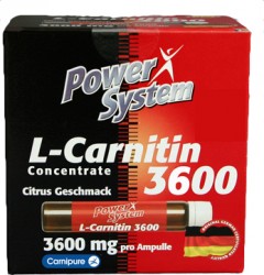 POWER SYSTEM - POWERSYSTEM L-Carnitine 3600 mg 20 ampul x 30 ml