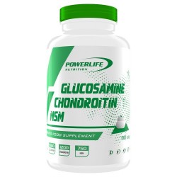 Powerlife Glucosamine Chondroitin MSM 90 tab - Thumbnail