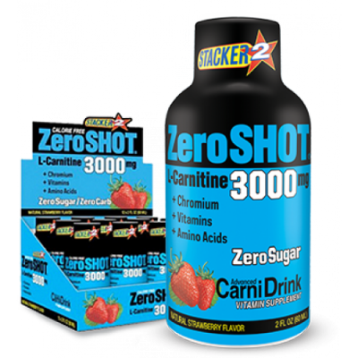 Stacker2 Zero Shot 3000 mg x12 L-Carnitine Çilek