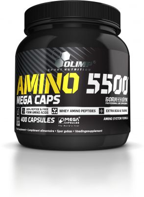 Olimp Amino 5500 400 kapsül Aminoasit + HEDİYE
