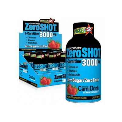Stacker2 Zero Shot 3000 mg x 12 L-Carnitine Çilek